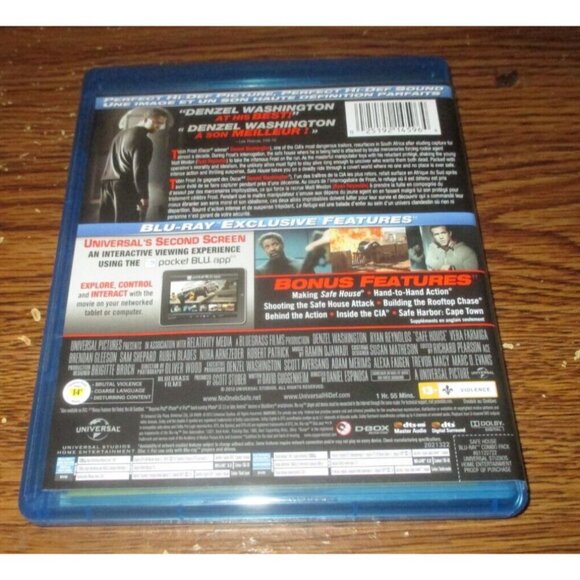 Safe House (Blu-ray / DVD, 2012, 2-Disc Set) - Picture 3 of 3